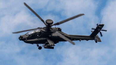 Apache helicopter