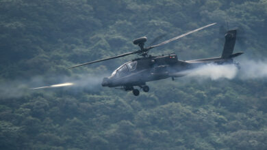 Apache helicopter