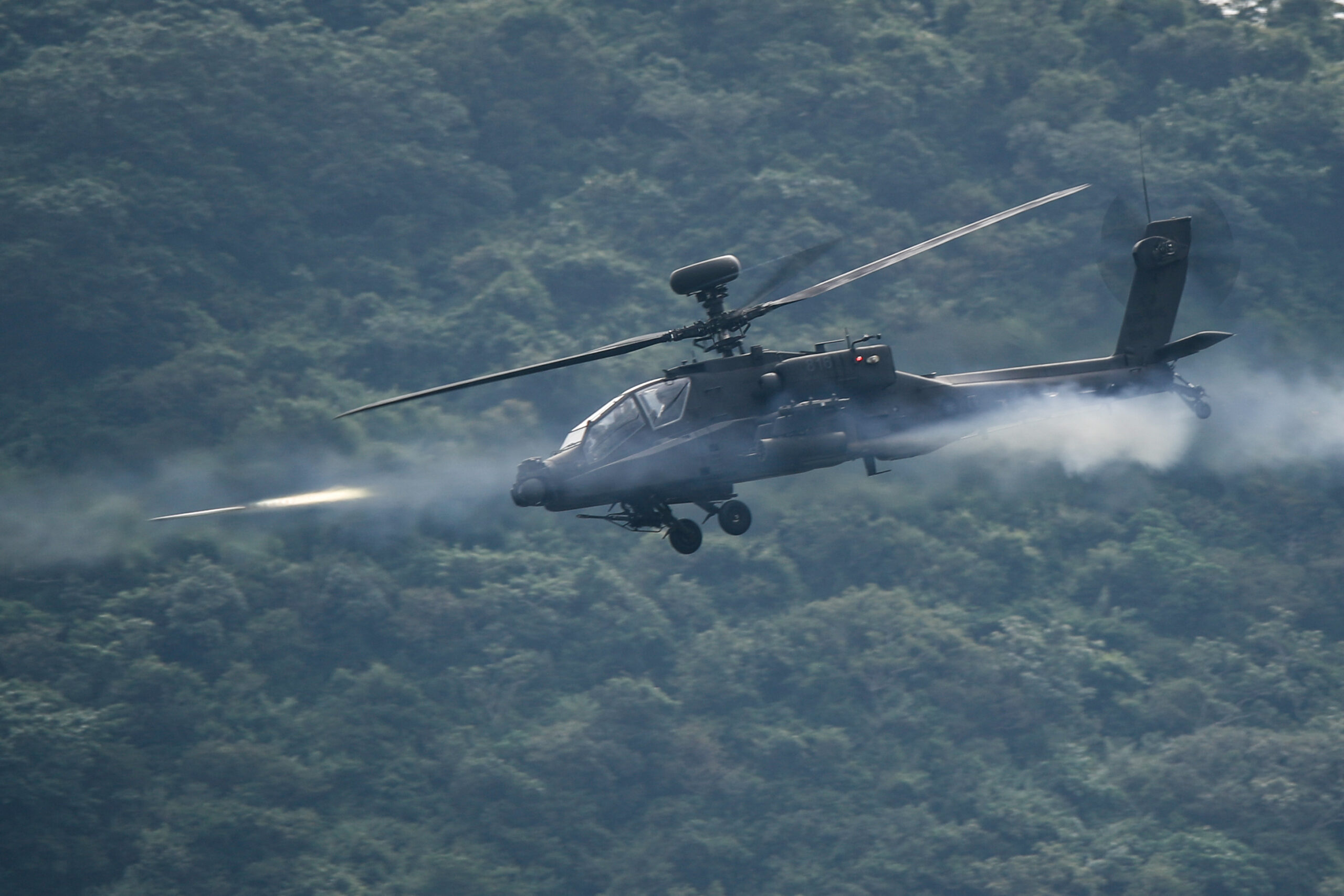 Apache helicopter