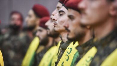 Hezbollah fighters and mourners are attending the funeral ceremony of slain top commander Fuad Shukr in Beirut's southern suburbs