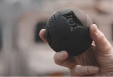 360-degree throwable camera