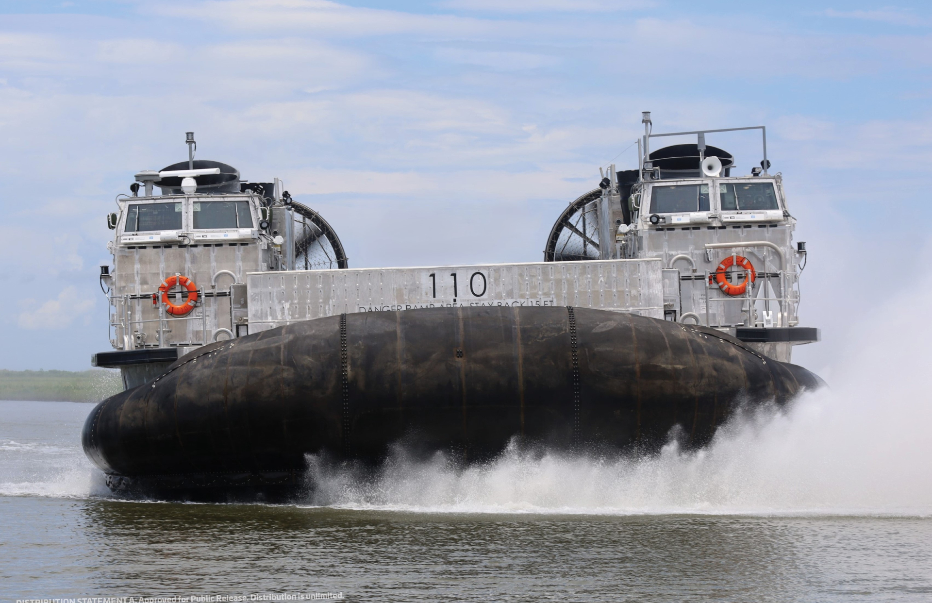 Textron Hands Over Latest Ship-to-Shore Hovercraft to US Navy