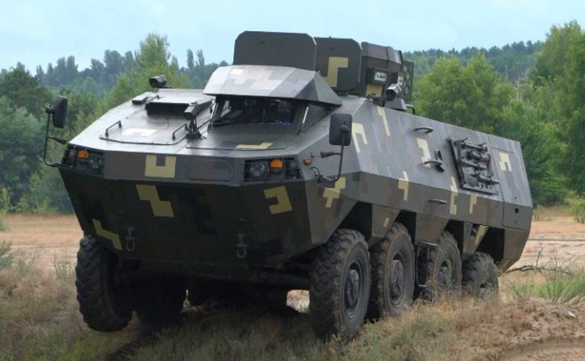 Khorunzhy armored personnel carrier based on the Soviet BTR-60 system