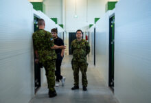 Interior of a new Estonian Defence Forces military camp near the Russian border. Photo: Estonian Centre for Defence Investments