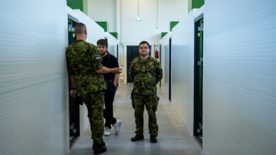 Interior of a new Estonian Defence Forces military camp near the Russian border. Photo: Estonian Centre for Defence Investments