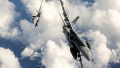 Two U.S. Navy EA-18G Growler aircraft attached to the Electronic Attack Squadron (VAQ) 138 "Yellowjackets", assigned to Carrier Task Force 70, break away from a KC-135 Stratotanker assigned to the 506th Expeditionary Air Refueling Squadron over the Pacific Ocean while flying in support of Exercise Valiant Shield 22 (VS22), June 13 2022. Exercises like VS22 allow forces across the Indo-Pacific the opportunity to integrate Navy, Marine Corps, Army, Air Force, and Space Force to train in precise, lethal, and overwhelming multi-axis, multi-domain effects that demonstrate the strength and versatility of the Joint Force. (U.S. Air Force photo by Master Sgt. Nicholas Priest)