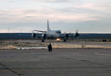 Argentina's first P-3C Orion maritime patrol aircraft