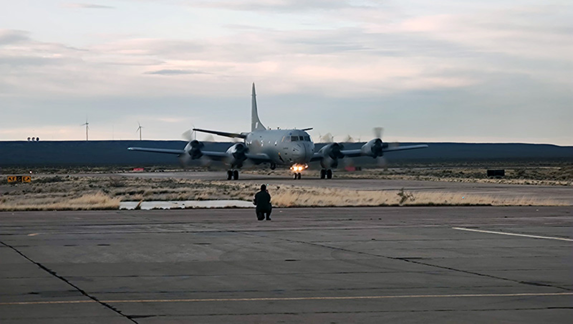 Argentina's first P-3C Orion maritime patrol aircraft