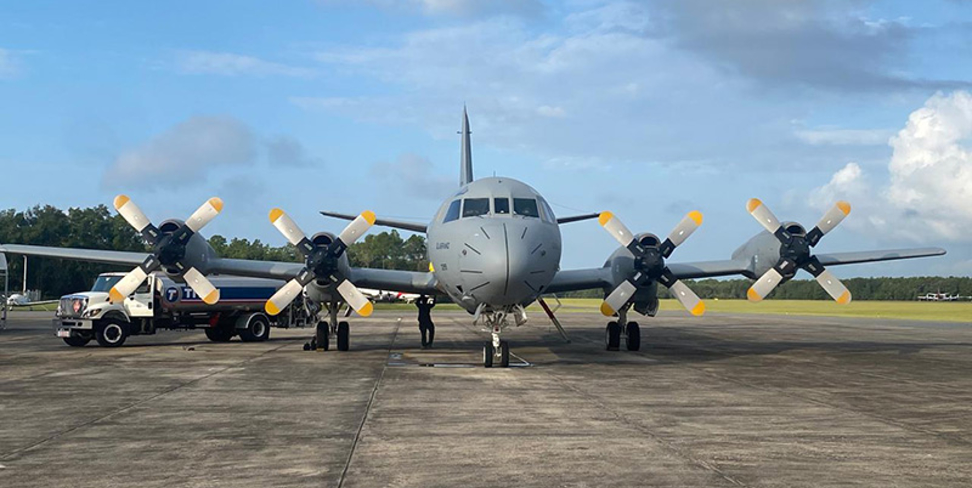 Argentina's first P-3C Orion maritime patrol aircraft. Photo: Argentine Navy