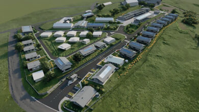 Rendering of the Cook Barrack renovation in Port Vila, Vanuatu