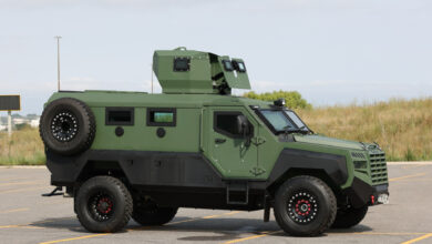 Senator Mine Resistant Ambush Protected (MRAP) vehicle. Photo: Roshel