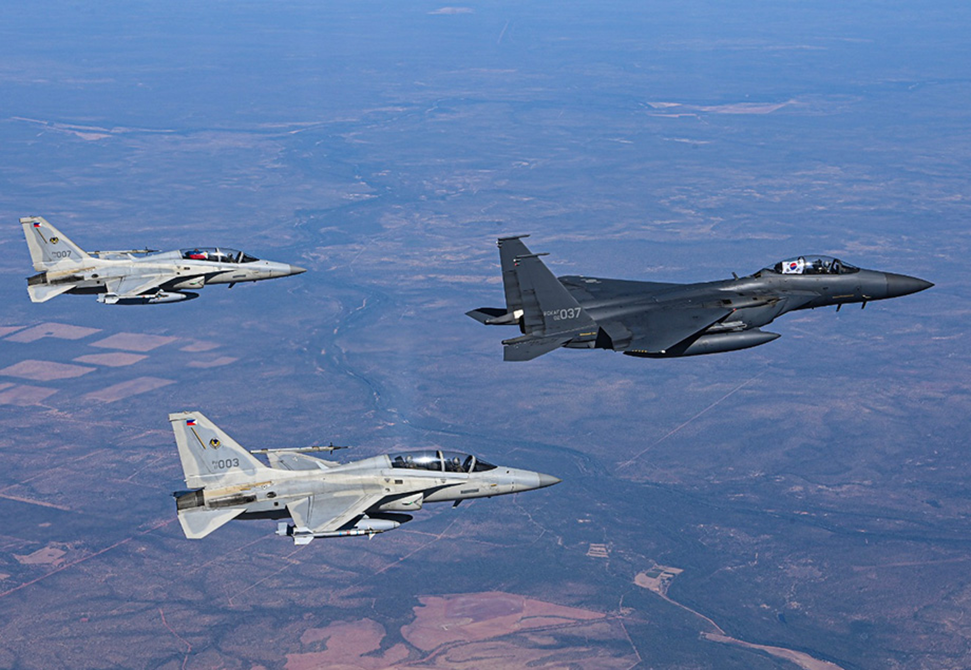 Philippine and South Korean FA-50 fighter jets