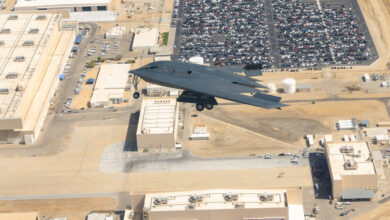 B-2 bomber undergoes key maintenance overhaul in record time.