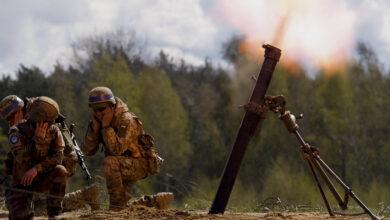 Ukrainian soldiers