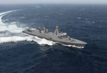 Rendering of the UK Royal Navy's Inspiration-class (Type 31) frigate