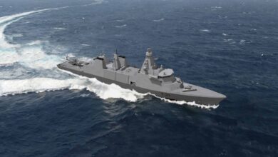 Rendering of the UK Royal Navy's Inspiration-class (Type 31) frigate