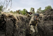 Servicemen of the 65th Separate Mechanized Brigade of the Armed Forces of Ukraine undergo combat cohesion in Ukraine