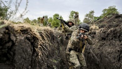 Servicemen of the 65th Separate Mechanized Brigade of the Armed Forces of Ukraine undergo combat cohesion in Ukraine