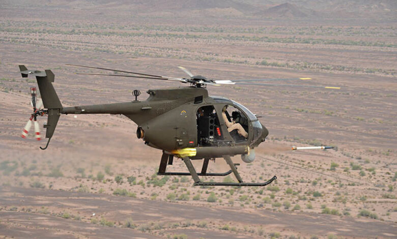 AH-6 Little Bird light attack helicopter. Photo: Boeing