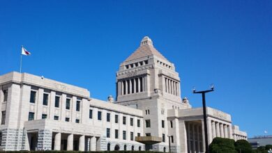 Japan's House of Representatives building in Tokyo