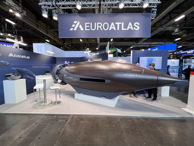 Euroatlas AUV Grayshark at Euronaval 2024.