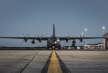 C-130J-30 Super Hercules transport aircraft