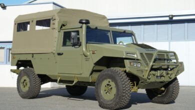 Urovesa's VAMTAC ST5 light utility vehicle. Photo: New Zealand Army