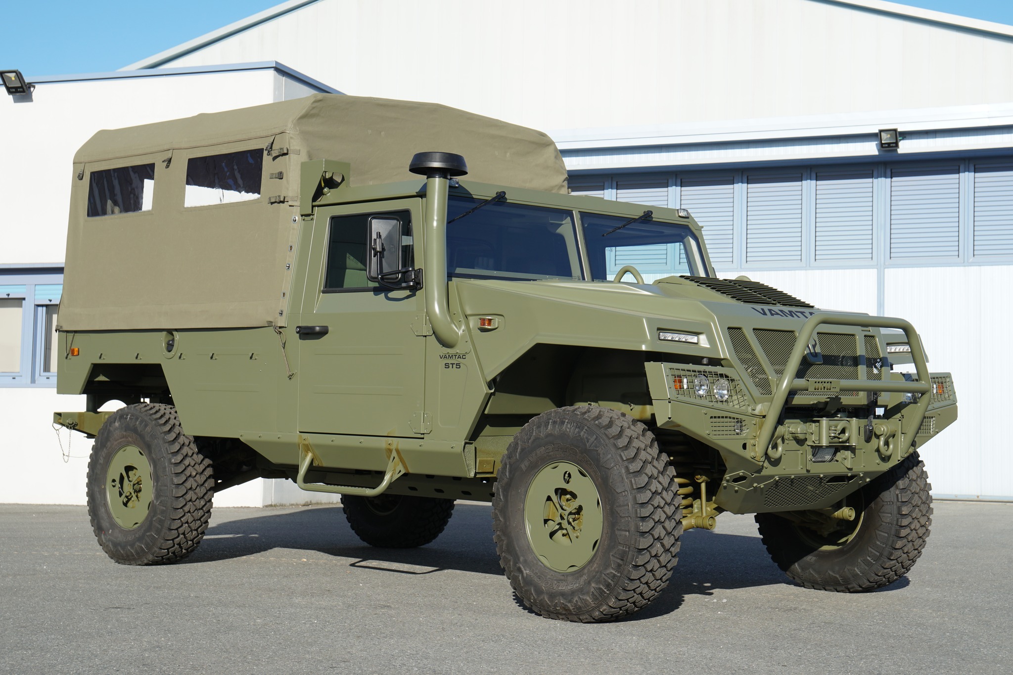 Urovesa's VAMTAC ST5 light utility vehicle. Photo: New Zealand Army