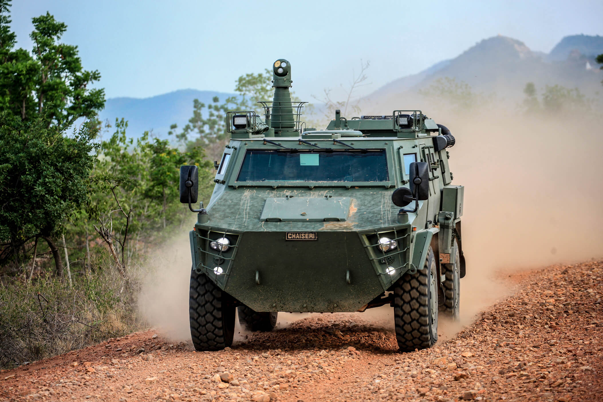 Chaiseri First Win Mine-Resistant Ambush Protected (MRAP) vehicle