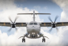 The ATR 42-600 aircraft. Photo: BARTHE Pierre/ATR/Leonardo