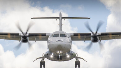 The ATR 42-600 aircraft. Photo: BARTHE Pierre/ATR/Leonardo