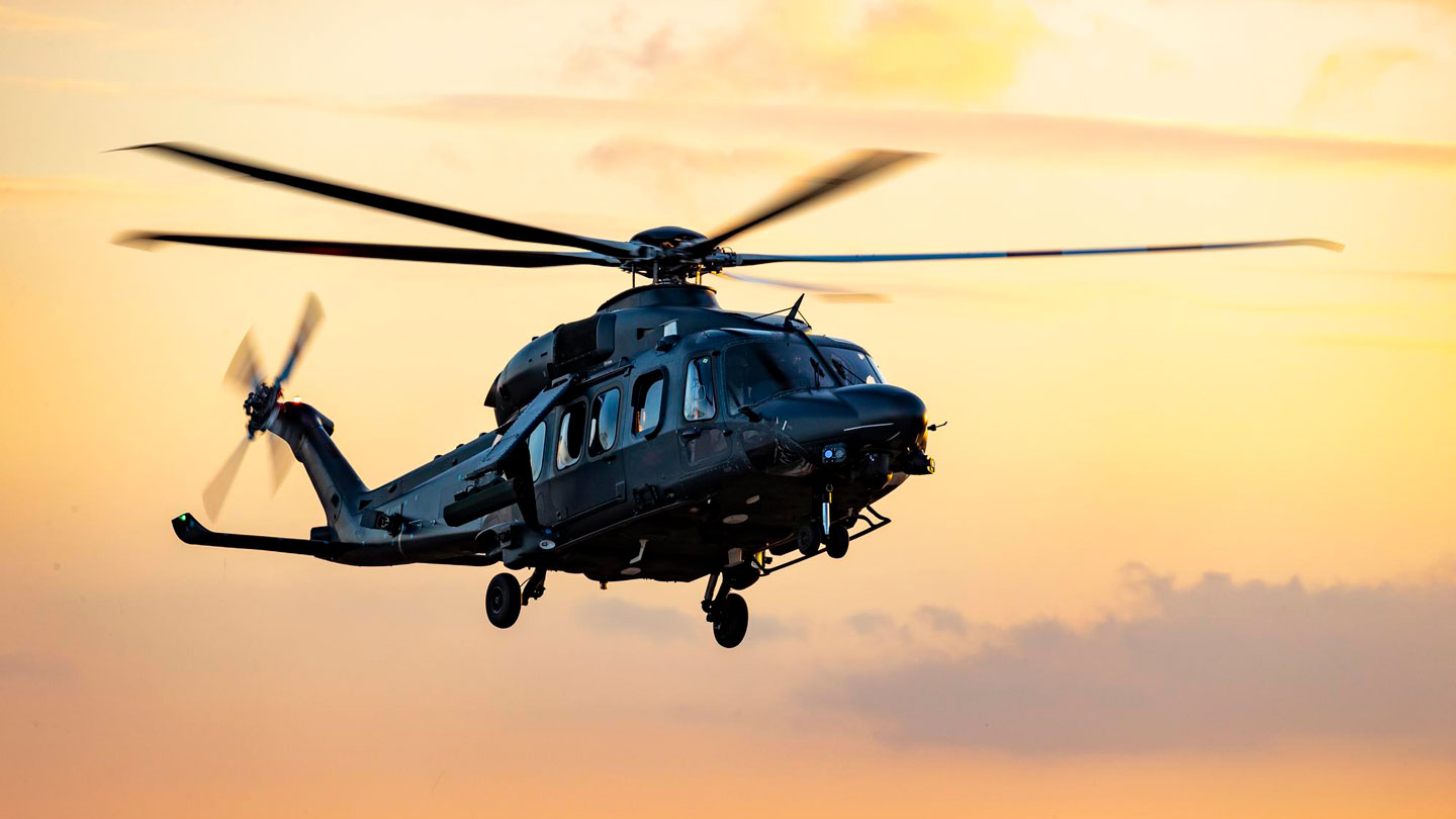 The AW149 helicopter. Photo: Leonardo