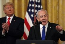 Donald Trump and Israel's Prime Minister Benjamin Netanyahu