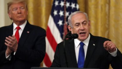 Donald Trump and Israel's Prime Minister Benjamin Netanyahu