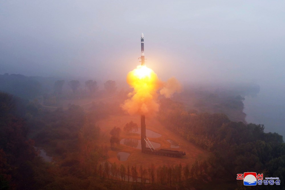 North Korea testing its "perfected" newest and most advanced solid-fuel intercontinental ballistic missile