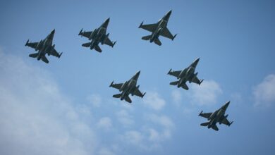 The Polish Armed Forces show off air defences in Warsaw, Poland on 12 August, 2024. (Photo by Jaap Arriens/NurPhoto) (Photo by Jaap Arriens / NurPhoto / NurPhoto via AFP) RESTRICTED TO EDITORIAL USE