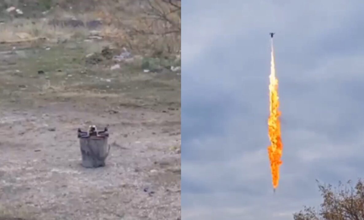 Russia's flamethrower drone