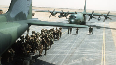 Troops C-130