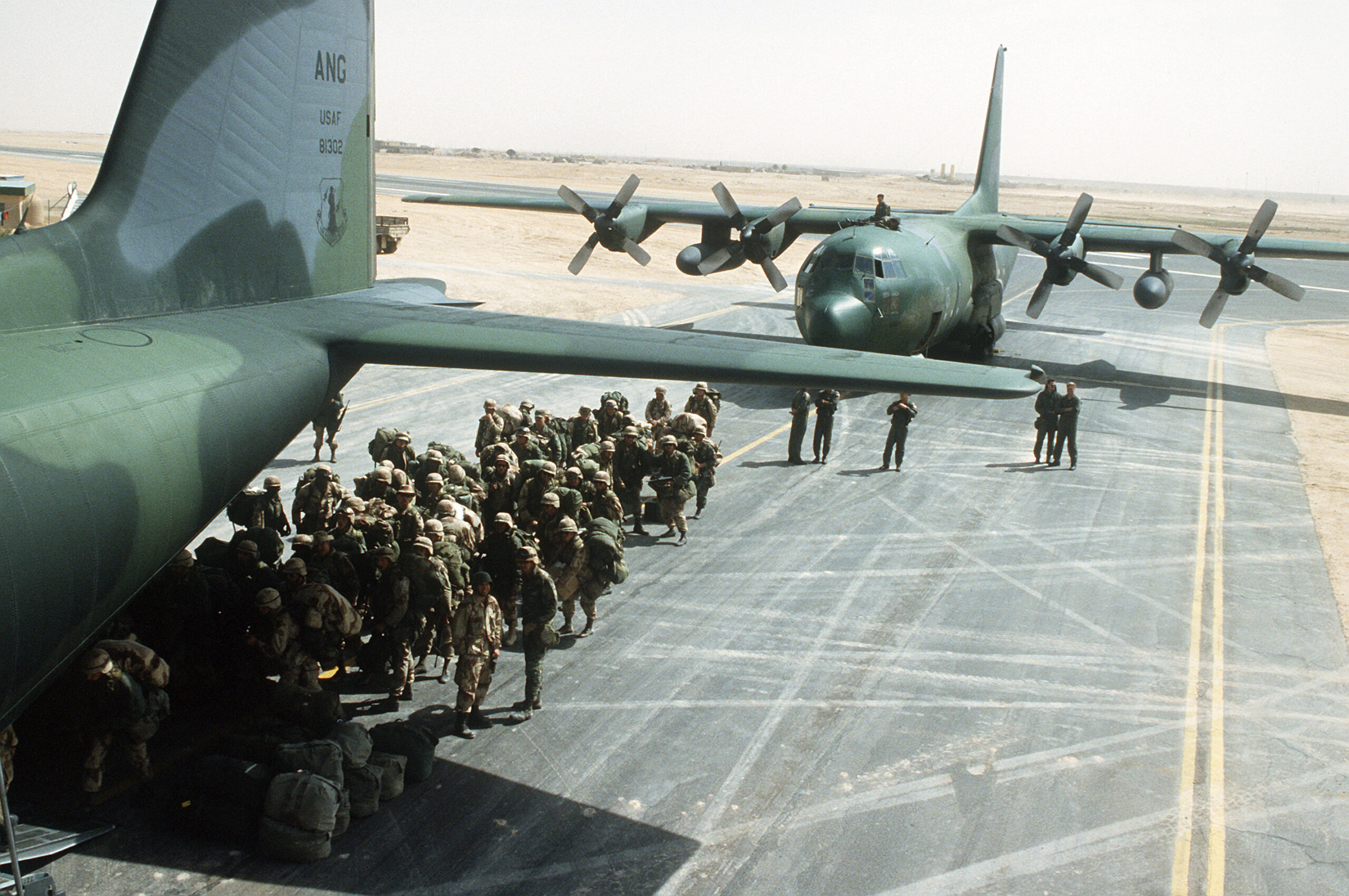 Troops C-130