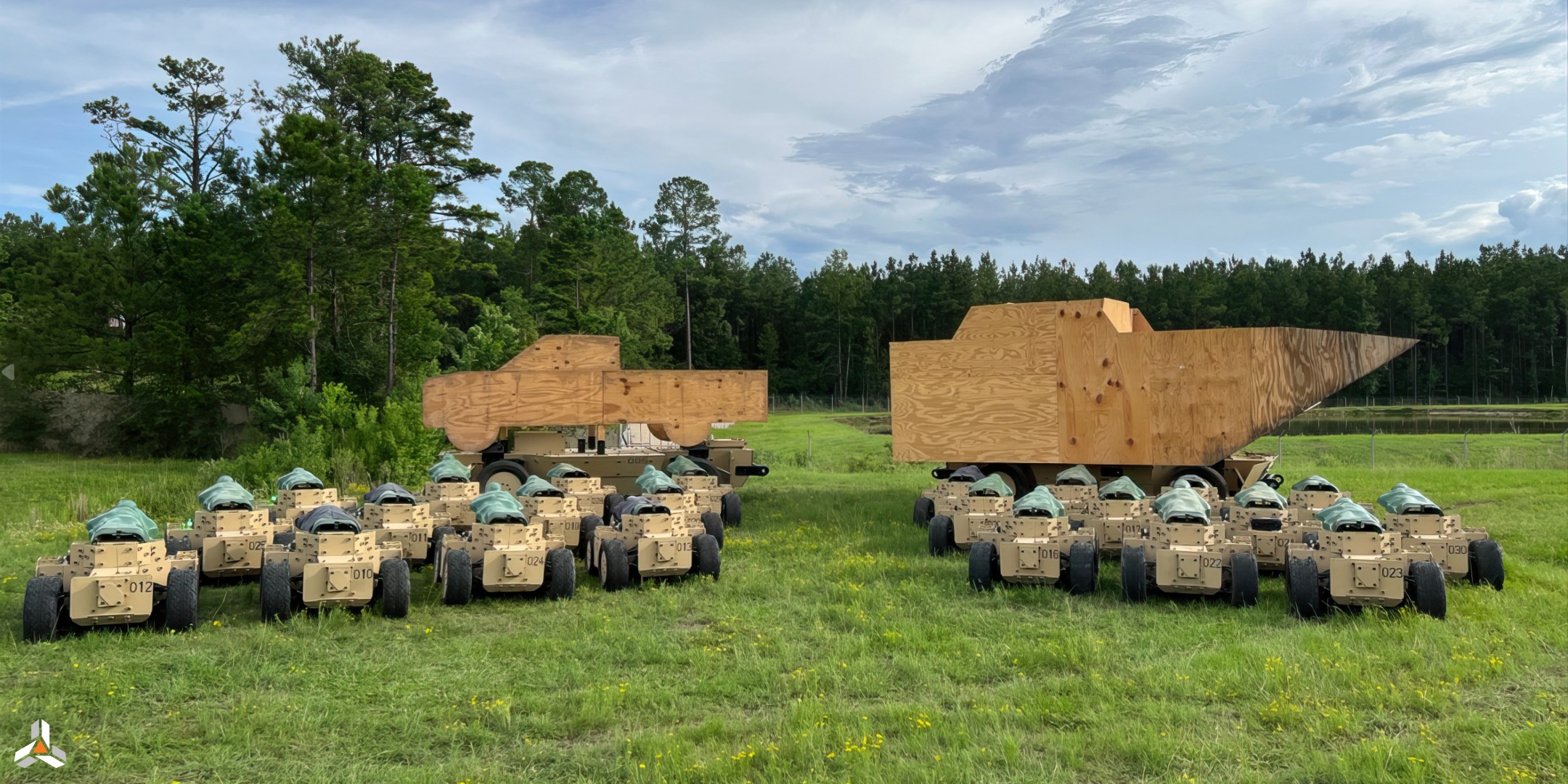 Pratt Miller's robotic target systems. Photo: Pratt Miller Defense