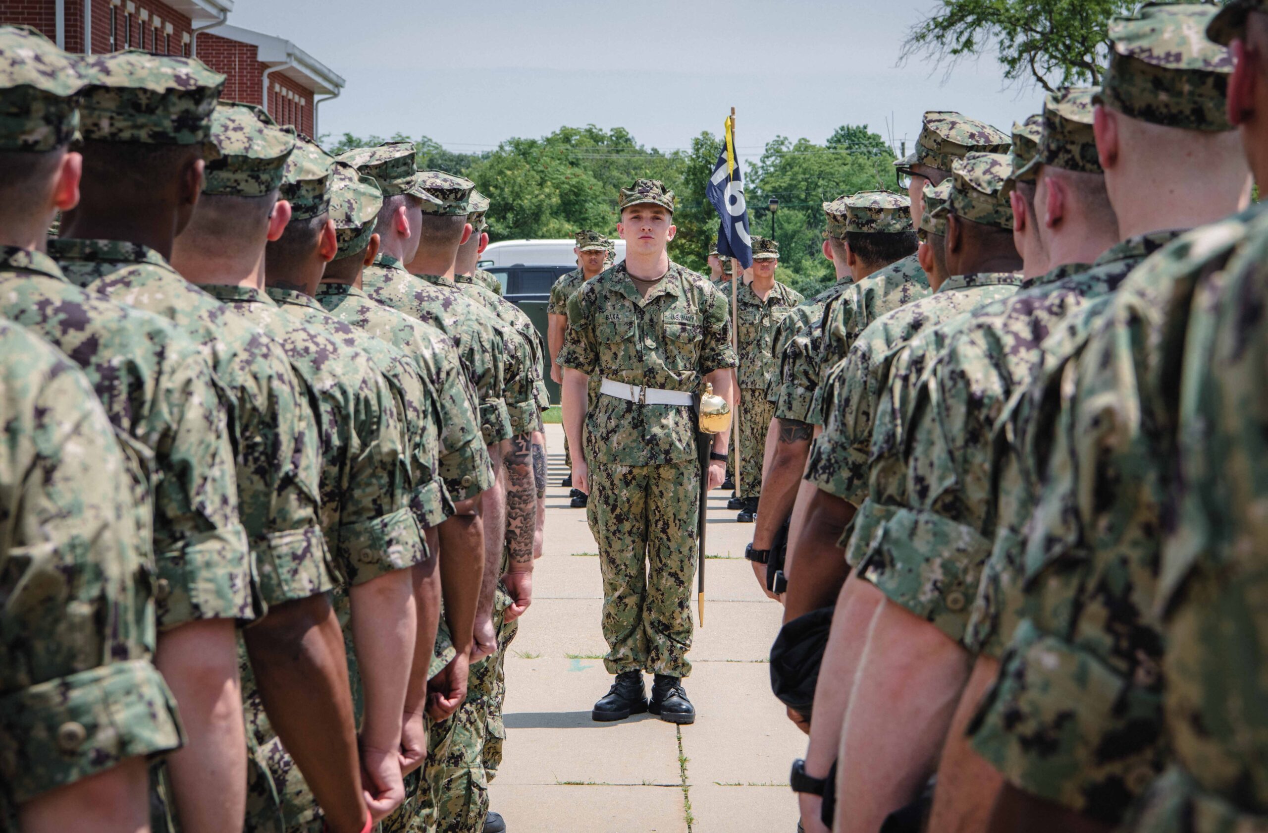 US Navy recruits