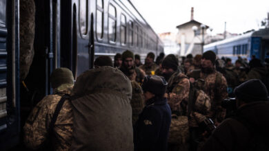 Ukrainian soldiers