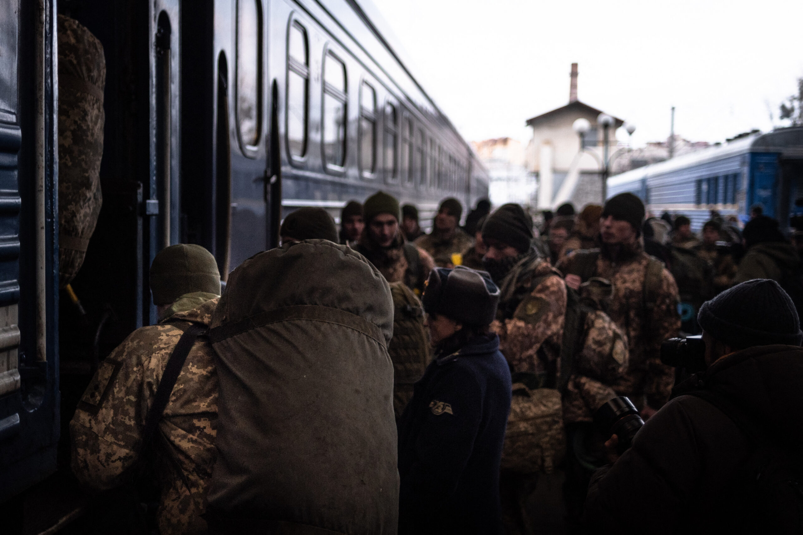 Ukrainian soldiers