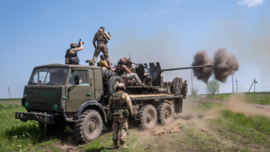 Ukrainian soldiers