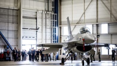 F-16 hangar