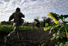 Ukrainian artilleryman