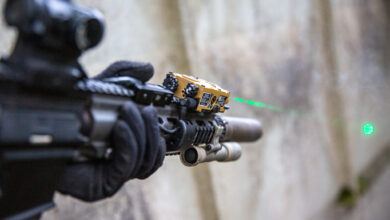 Brolis laser aiming device