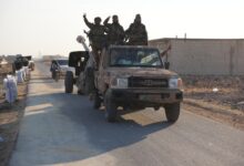 Rebels in northwest Syria seized military vehicles belonging to the regime along the route toward Kweris airport in the eastern countryside of Aleppo