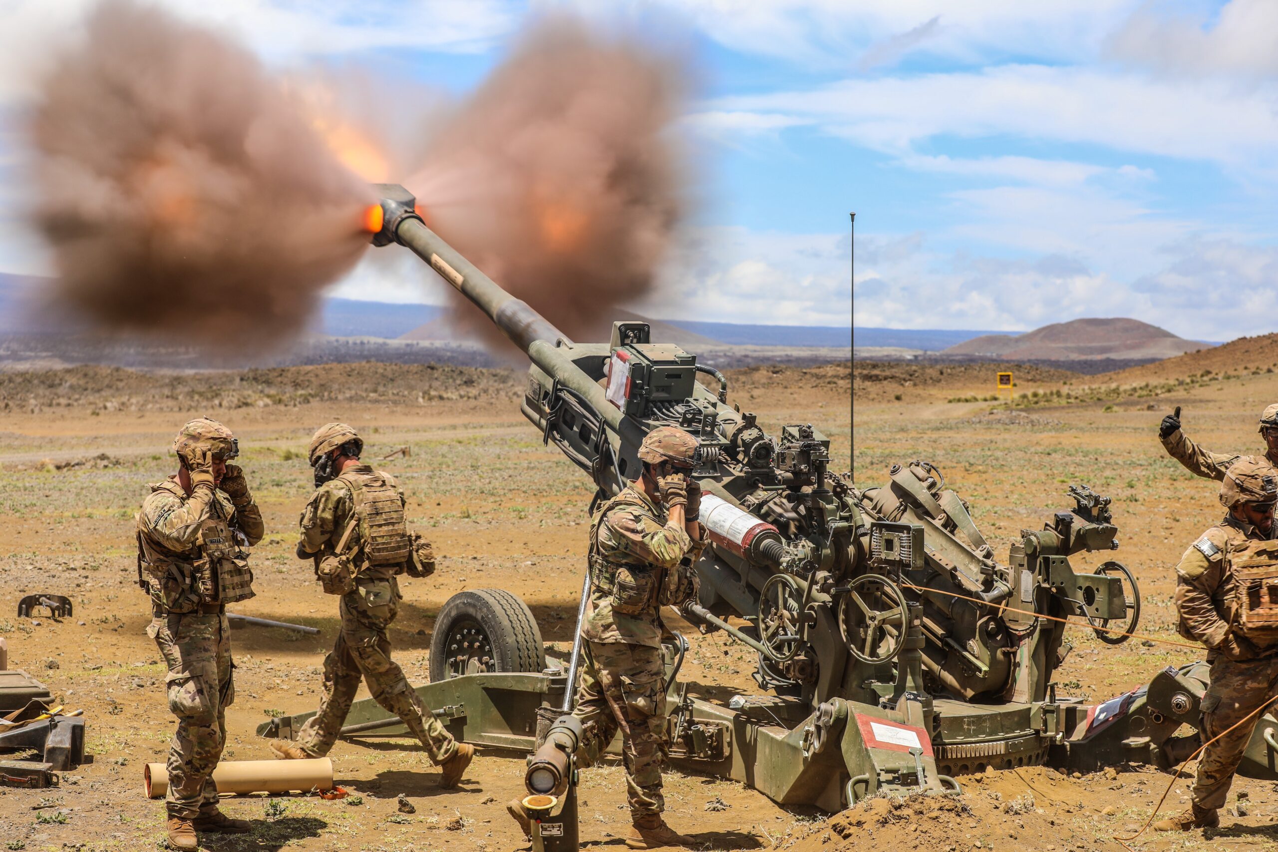 US howitzer