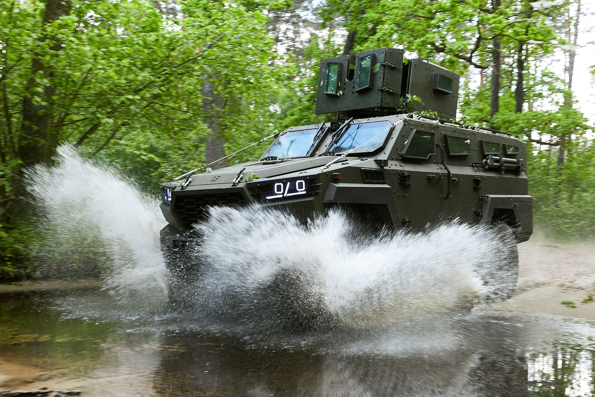 Inguar Mine-Resistant Ambush Protected (MRAP) vehicle. Photo: Inguar Defence